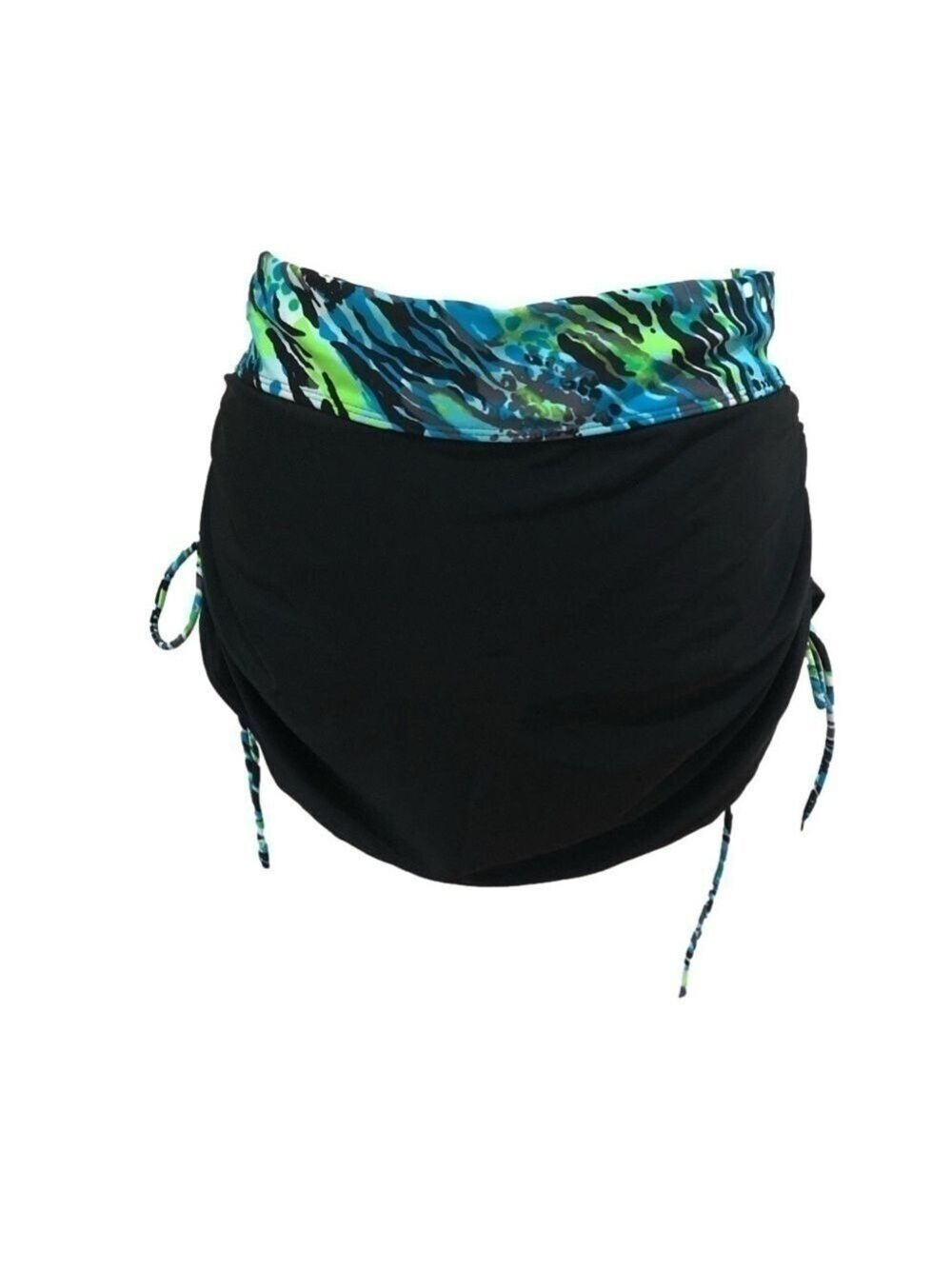SKIRTED swimsuit bottom with adjustable side ruching. Size XL